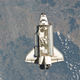 The Alpha Magnetic Spectrometer particle physics experiment on the back of the Space Shuttle Endeavor, May 2011.